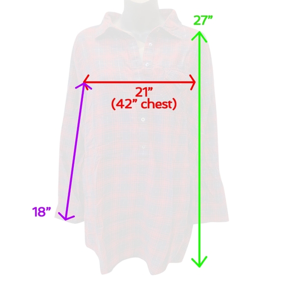 J. Crew Factory women's plaid button up size M - Picture 2 of 5